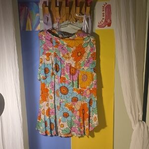 Floral  Multicolor Show Me your Mumu  SKIRT
